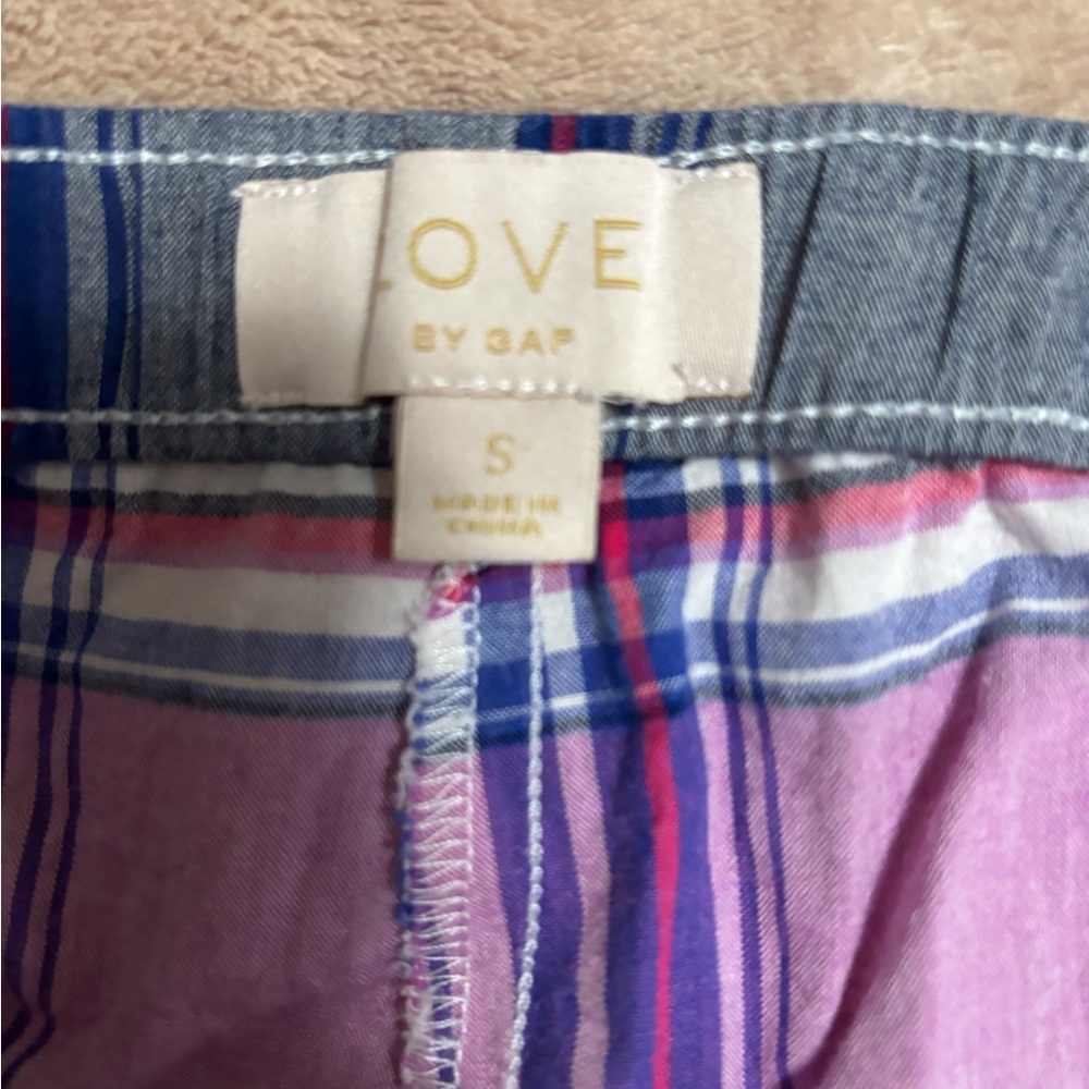 ❤️NWOT, GAP Plaid Lounge Pants in Pink and Blue🚚MOVING SALE - Picture 2 of 5
